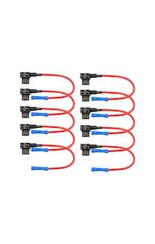 Mini Bıçak Sigorta Çoklayıcı Fuse Tap 10 Adet Mini Bıçak Sigorta Çoklayıcı Fuse Tap 10 Adet