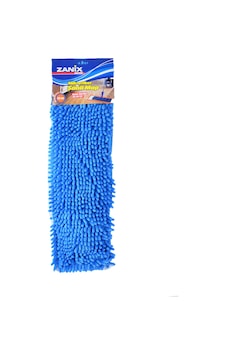 Zanix Nemli Mikrofiber Şönil Mop Yedeği 50 CM Mavi Zanix Nemli Mikrofiber Şönil Mop Yedeği 50 CM Mavi