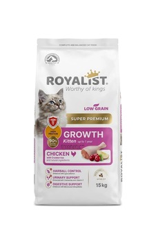 Super Premium Kitten Growth Tavuklu Kuru Kedi Maması 15 Kg Super Premium Kitten Growth Tavuklu Kuru Kedi Maması 15 Kg