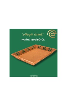 Motifli Tepsi Büyük Motifli Tepsi Büyük