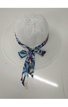 Londonstore Plaj Şapka Yeni Trend 2024 Mavi Kurdela Beyaz Londonstore Plaj Şapka Yeni Trend 2024 Mavi Kurdela Beyaz