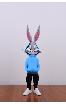 Bugs Bunny Figürü - Özel Tasarım 36 Cm Mavi - 693904396 Bugs Bunny Figürü - Özel Tasarım 36 Cm Mavi - 693904396