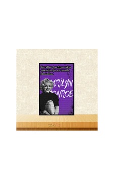 Şu Anda Burada Olmazdım Marilyn Monroe 20x30 Cm Retro Ahşap Poster Çok Renkli - 743298262 Çok Renkli