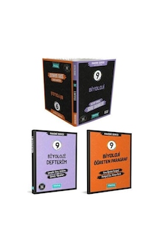 9.sınıf Favori Seri Biyoloji Seti 3 Kitap - Markaj Yayınları 9.sınıf Favori Seri Biyoloji Seti 3 Kitap - Markaj Yayınları
