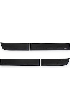 Dacıa Duster 2010 Set 4 Parça Kapı Kaplama Siyah Mat Asa Kum Desen Yazılı Desen 1