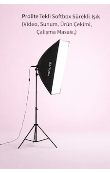 Soft Box Işık Tekli Set Fotoğraf Video Ürün Çekimi Soft Box Işık Tekli Set Fotoğraf Video Ürün Çekimi