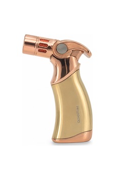Quantum Dört Torch Pürmüz Gold Metal Masa Tipi Puro Çakmağı Tr9985 Quantum Dört Torch Pürmüz Gold Metal Masa Tipi Puro Çakmağı Tr9985