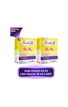 Vitamin D3 K2 Likit Vitamin 30 Ml 2 Adet Vitamin D3 K2 Likit Vitamin 30 Ml 2 Adet