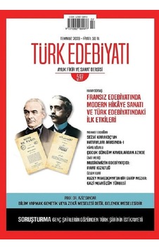 Türk Edebiyatı 597.sayı Temmuz 2023