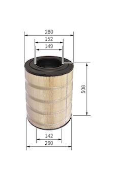 BOSCH F026400431 HAVA FİLTRESİ