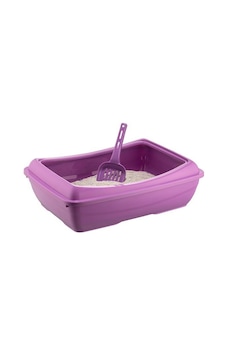 Omnipazar Sy-5081 Küçük Açık Evcil Hayvan Kedi Tuvaleti Mor Omnipazar Sy-5081 Küçük Açık Evcil Hayvan Kedi Tuvaleti Mor