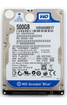 Western Digital WD5000BEVT 500 GB HDD Western Digital WD5000BEVT 500 GB HDD