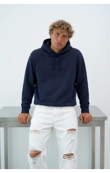 Markapia Erkek Kapüşonlu İçi Polarlı Sweatshirt Lacivert Markapia Erkek Kapüşonlu İçi Polarlı Sweatshirt Lacivert