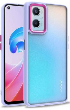 Oppo A76 Kılıf Zore Flora Kapak Lila Oppo A76 Kılıf Zore Flora Kapak Lila