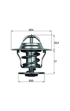 Vw Passat B5.5 Termostat 1.9 Tdi 2002-2005 Avf Awx Mahle Tx1587d Vw Passat B5.5 Termostat 1.9 Tdi 2002-2005 Avf Awx Mahle Tx1587d