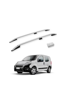 Turtle Fiat Fiorino 2008-2025 Tavan Çıtası Crown Gri