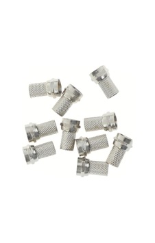 Lexroo 10 Adet Tv Uydu Kablosu Rg6/u4 18mm Geniş F Konnektör Lexroo 10 Adet Tv Uydu Kablosu Rg6/u4 18mm Geniş F Konnektör