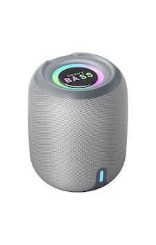 Bluetooth Hoparlör Rgb Ledli 1200mah Subwoofer Ses Outdoor Speaker Su Geçirmez Dayanıklı Gövde