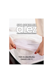 Nefes Alabilen, Leke Ve Koku Önleyici Sıvı Geçirmez Sıvı Geçirmez Yatak Koruyucu Alez Beyaz Nefes Alabilen, Leke Ve Koku Önleyici Sıvı Geçirmez Sıvı Geçirmez Yatak Koruyucu Alez Beyaz