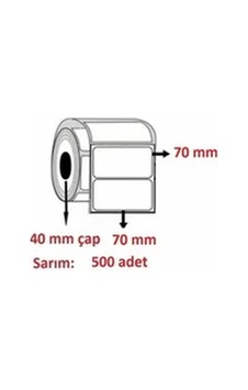 Open 70 Mm Etiket Kırmızı 500lü Open 70 Mm Etiket Kırmızı 500lü