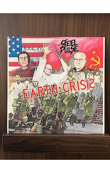 Steel Pulse - Earth Crisis , 1984 Lp Reggae Steel Pulse - Earth Crisis , 1984 Lp Reggae