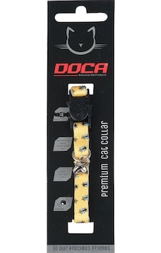 Doca Premium Bee Desenli Kedi Boyun Tasması Doca Premium Bee Desenli Kedi Boyun Tasması