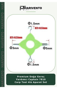 Premium Doğa Gereç Yardımcı Captain 7810 Carp Tool 4lü Aparat Set standart Premium Doğa Gereç Yardımcı Captain 7810 Carp Tool 4lü Aparat Set standart