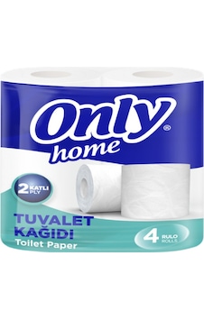 Only Home 2 Katlı Tuvalet Kağıdı 4'lü Only Home 2 Katlı Tuvalet Kağıdı 4'lü
