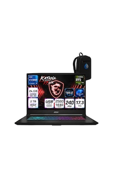 MSI Katana 17 HX B14WFK-252XTRRNP07 i7-14650HX 24 GB 2 TB SSD 8 GB RTX5060 17.3" W11P Dizüstü Bilgisayar MSI Katana 17 HX B14WFK-252XTRRNP07 i7-14650HX 24 GB 2 TB SSD 8 GB RTX5060 17.3" W11P Dizüstü Bilgisayar