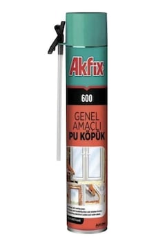Akfix Köpük Pipetli 600gr Akfix Köpük Pipetli 600gr
