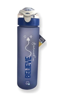 600ml Belıeve Tritan Matara - Mavi - Beyaz Diğer 600ml Belıeve Tritan Matara - Mavi - Beyaz Diğer