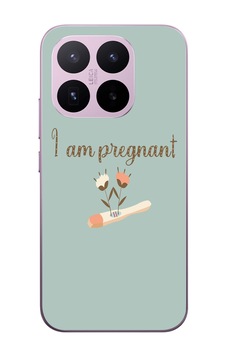 Xiaomi 17t Uyumlu I'm Pregnant Baskılı Silikon Kılıf Renkli Xiaomi 17t Uyumlu I'm Pregnant Baskılı Silikon Kılıf Renkli