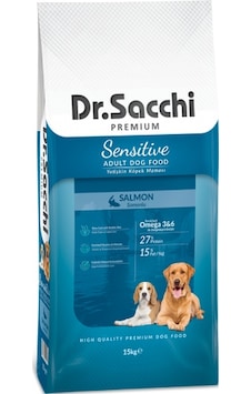 Dr.Sacchi Premium Sensitive Somonlu Yetişkin Köpek Maması 15 KG Dr.Sacchi Premium Sensitive Somonlu Yetişkin Köpek Maması 15 KG