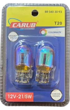 Dıadem Ampul 12v W21/5 T20 Orange Krom Dıadem Ampul 12v W21/5 T20 Orange Krom