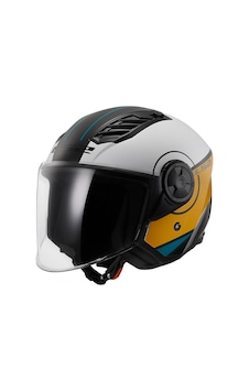 Ls2 Aırflow 2 Cover Yarım Açık Kask Beyaz - Kahverengi - Siyah Ls2 Aırflow 2 Cover Yarım Açık Kask Beyaz - Kahverengi - Siyah