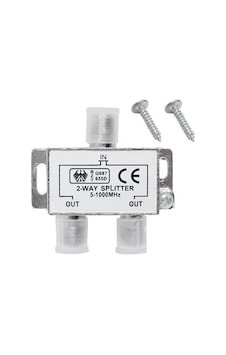 2 Li Uydu Splitter Kablo Tv Rg6 Anten Çoklayıcı Dağıtıcı 2 Li Uydu Splitter Kablo Tv Rg6 Anten Çoklayıcı Dağıtıcı