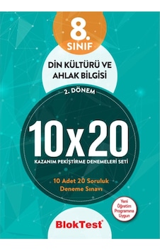 Tudem 8. Sınıf Bloktest Din Kül. Ve Ahlak B.10x20 Denemeleri 2.dönem Tudem 8. Sınıf Bloktest Din Kül. Ve Ahlak B.10x20 Denemeleri 2.dönem