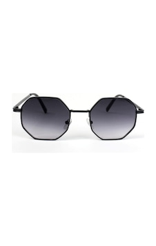 Mobgift Sekizgen Degrade Unisex Güneş Gözlüğü Siyah - Siyah Gri Mobgift Sekizgen Degrade Unisex Güneş Gözlüğü Siyah - Siyah Gri