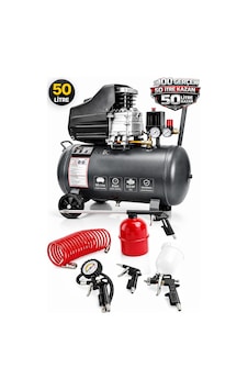 50 Lt 2 Hp Turbo Bakır Sargılı Hava Kompresörü Pro Seri Süper Hızlı Dolum 50 Lt 2 Hp Turbo Bakır Sargılı Hava Kompresörü Pro Seri Süper Hızlı Dolum