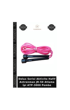 Delux Serisi Aktivite Hafif Antrenman Jr-50 Atlama İpi Atp-3000 Pembe Delux Serisi Aktivite Hafif Antrenman Jr-50 Atlama İpi Atp-3000 Pembe
