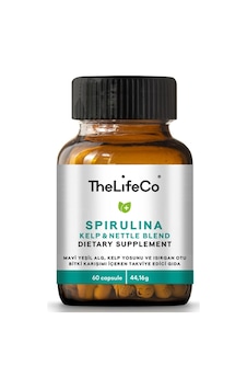 TheLifeCo Spirulina Kelp & Nettle 60 Kapsül