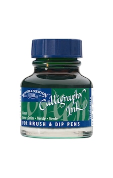 Winsor & Newton Kaligrafi Mürekkebi. 30Ml - Green 289 Winsor & Newton Kaligrafi Mürekkebi. 30Ml - Green 289