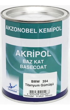Akzonobel Akripol 2k Bazkat-titanyum Gümüşü-354- 1 Lt. Akzonobel Akripol 2k Bazkat-titanyum Gümüşü-354- 1 Lt.