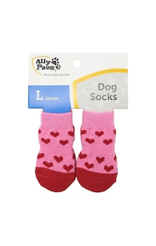 Ally Paws Kaymaz Tabanlı Köpek Çorabı 4lü Large