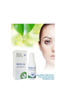 Blefar-Ex Çay Ağacı Yağı İçeren Göz Çevresi ve Yüz Yıkama Jeli 100 ML Blefar-Ex Çay Ağacı Yağı İçeren Göz Çevresi ve Yüz Yıkama Jeli 100 ML