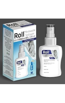 Roll El ve Cilt Antiseptik Solüsyon Sprey 100 ML Roll El ve Cilt Antiseptik Solüsyon Sprey 100 ML