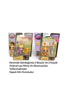 Lps Miniş 4 Lü Figür Seti Kapalı Kutu Aksesuarlı Koleksiyon Oyuncak