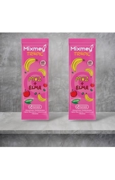 Tropik Meyve Barı Muz + Elma 20 Gr X 2 Adet Tropik Meyve Barı Muz + Elma 20 Gr X 2 Adet