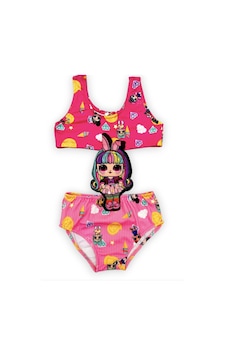 Lolliboomkids Kız Çocuk Çizgi Film Karakterli Figürlü Mayokini Yeni Sezon Lol Hi Pembe Lolliboomkids Kız Çocuk Çizgi Film Karakterli Figürlü Mayokini Yeni Sezon Lol Hi Pembe