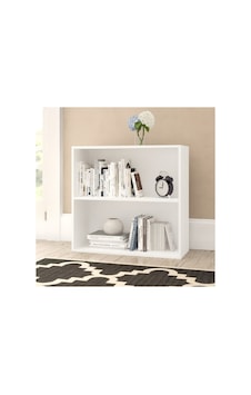 2 Raf Kitaplık Beyaz